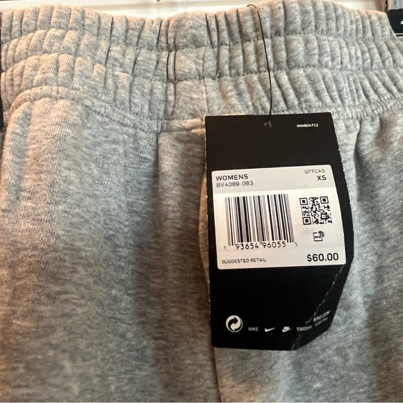 New Nike Women’s Sportswear Essentials Fleece Jogger Pants Sz. XS NEW BV4089-063 - Picture 4 of 7